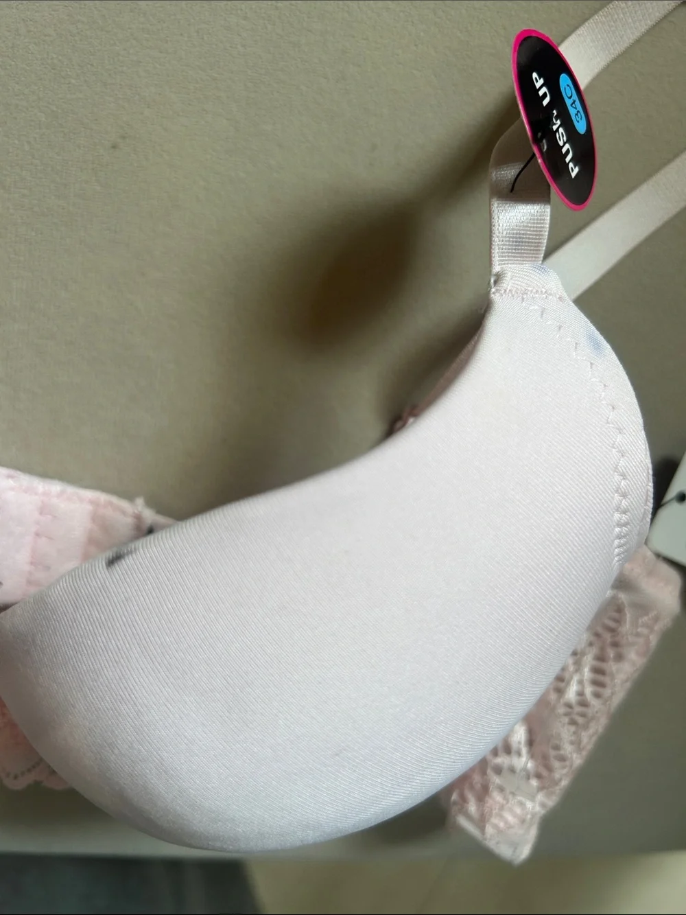 Rene Rofe Camouflage Push-Up Bra & Light Pink Lace Bra Set - Picture 4 of 7